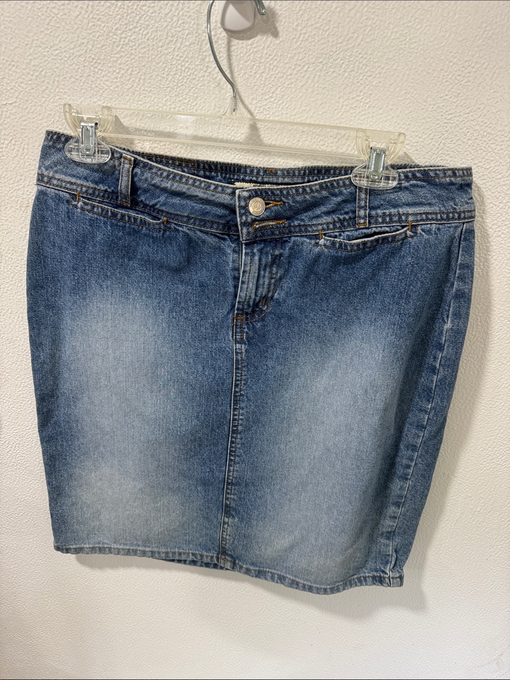Paris Blues - Denim Pencil Skirt - Blue